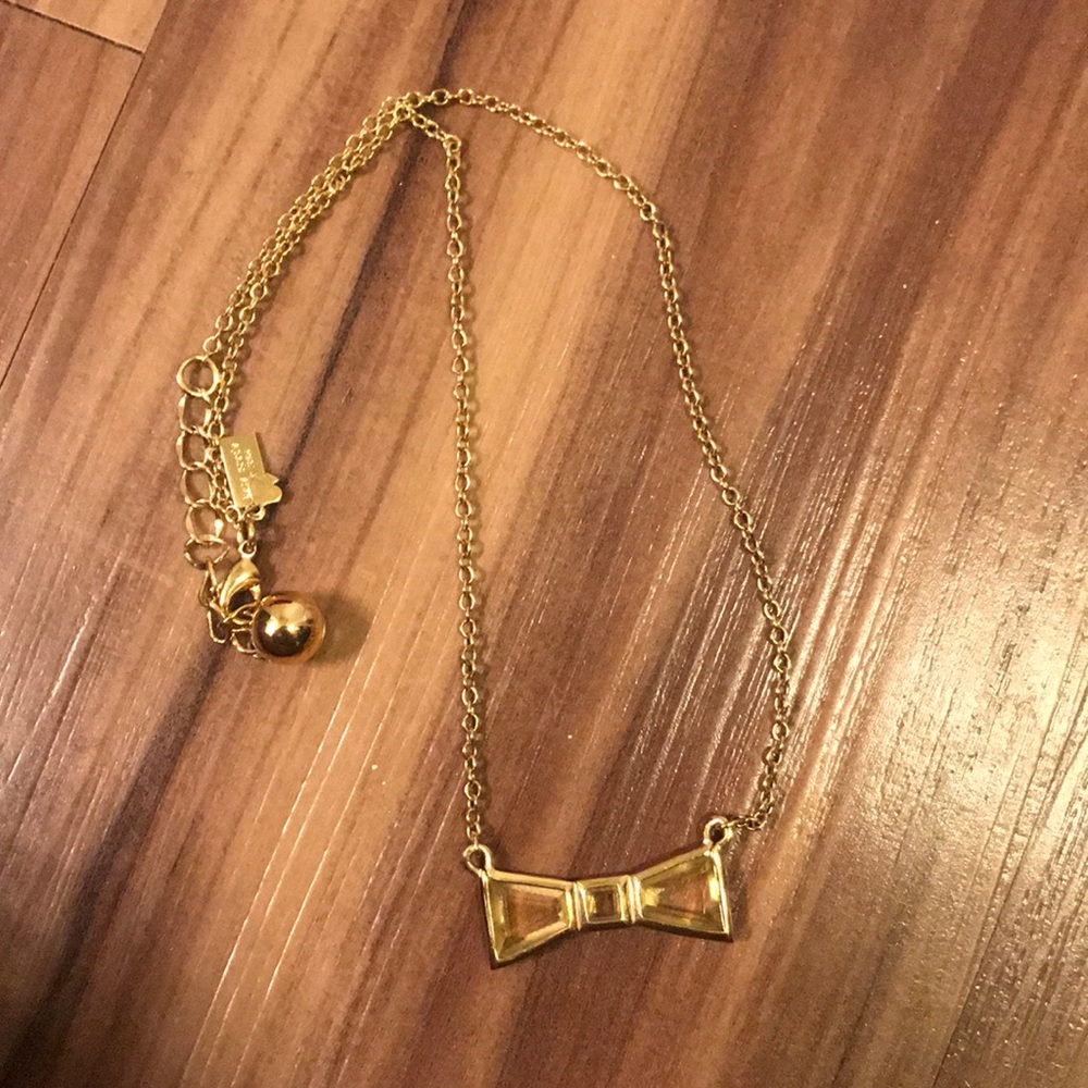 Kate spade bow necklace